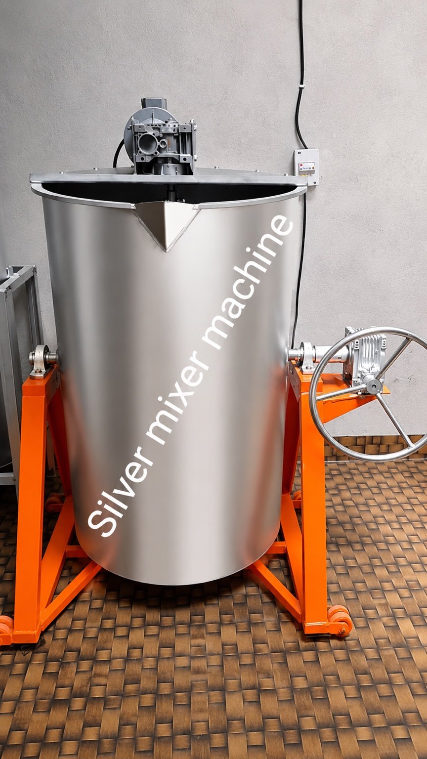Silver Mixer Machine